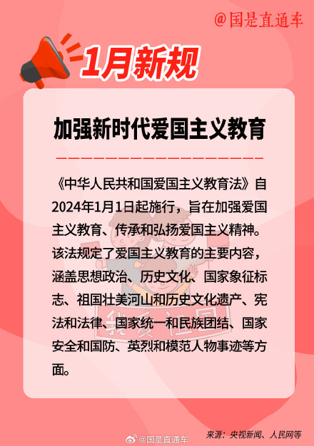 1月起这些新规将影响你我生活